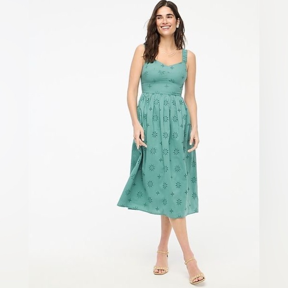 J.Crew Eyelet Midi Dress - Picture 10 of 10